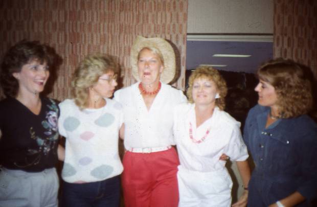 Bride and Flower Girls 1985